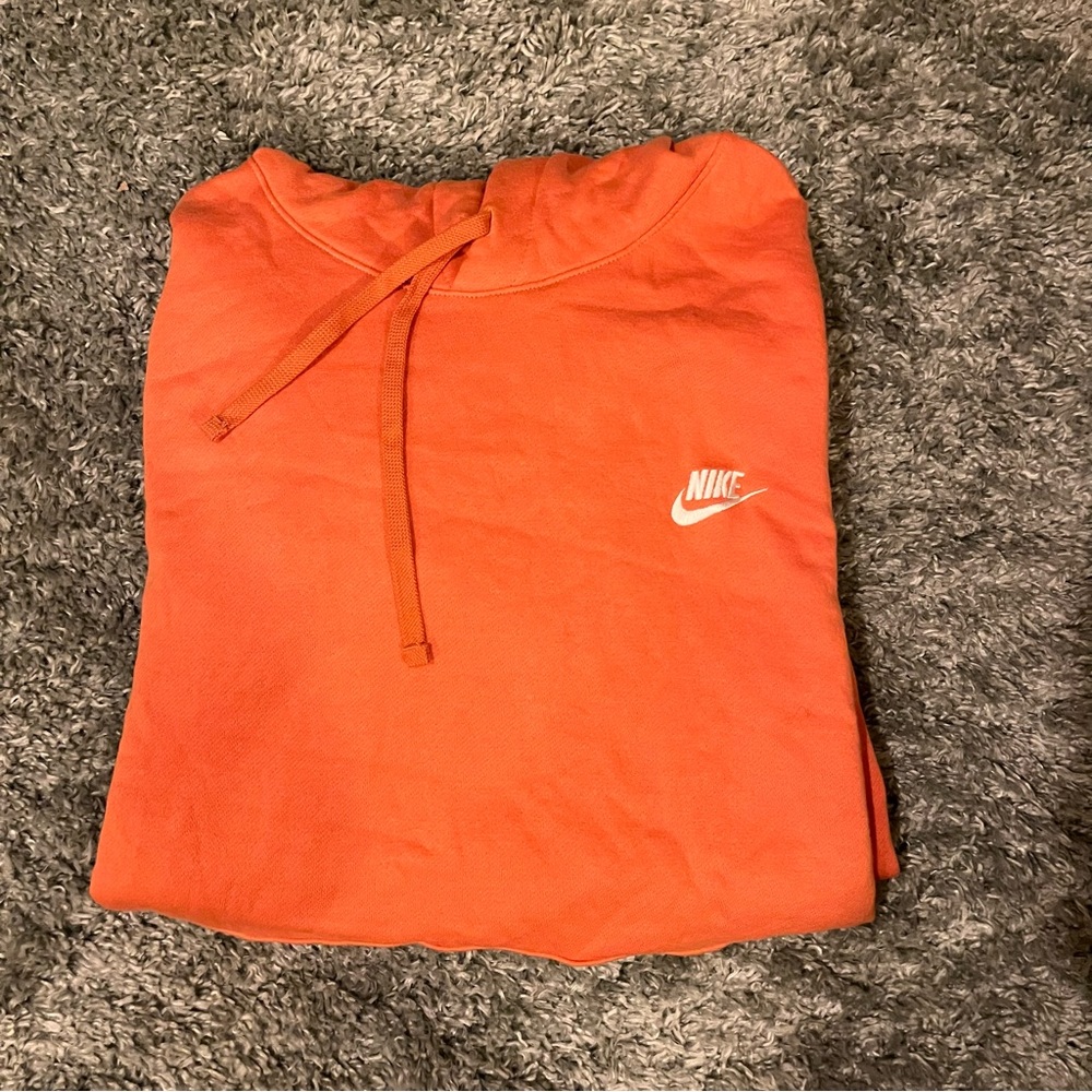 Orange Nike hoodie